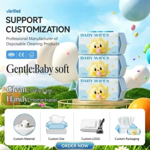 OEM Available Portable 80 Pcs Super Soft Multi-purpose Disposable Baby Wet Wipes for Newborn Daily Care