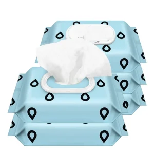 OEM Baby Nonwoven PET Tissue Cleansing Wipes 100pcs Per Pack with Free Samples