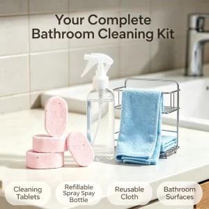 OEM Bathroom Cleaner Tablets Private Label Multi Functional Cleaning Tablets for Professional Hotel Supplies