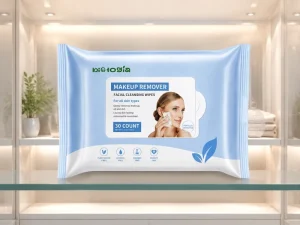 OEM Biodegradable Makeup Remover Wipes for Face and Eyes Alcohol Free Portable Cleansing Towelettes