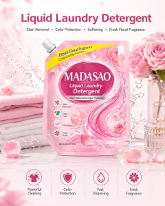 OEM Custom Eco-Friendly Lavender-Scented Antibacterial Liquid Laundry Detergent for Bathroom, Private Label Supply