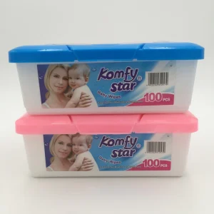 OEM Custom High Quality Wet Wipes 100Piece Cleansing Baby Wipes for Babies