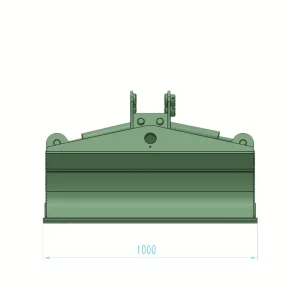 OEM Custom Hydraulic Tilt Cleanout Bucket TB 1000 GREEN for PC100 Mini Excavator Q355 & Q460 High Strength Steel Attachment