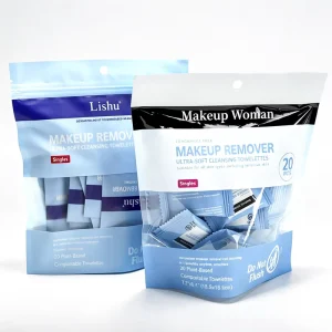 OEM Custom Logo Hotel Disposable Makeup Remover Wipes Individually Wrapped Pre Moistened Soft for Guest Room