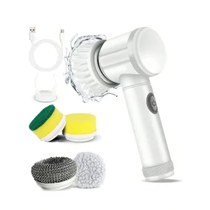 OEM Custom PP Electric Automatic Cleaning Brush for Kitchen Bathroom and Shoe Cleaning
