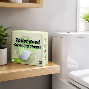 OEM Customized Eco-Friendly Disposable Toilet Cleaning Tablets Soluble Toilet Bowl Cleaner Sheets