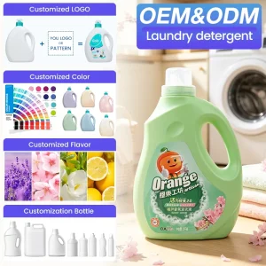 OEM Deep-Cleaning Concentrated Liquid Laundry Detergent with Long-Lasting Scent