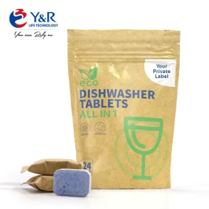OEM Dishwasher Detergent Tablets 3-in-1 Deep Cleaning Fresh Scent