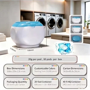 OEM Dishwasher Pods for ECO Custom with Baby Safe & Unscented Hypoallergenic 12g 100boxes MOQ Free Sample Pro Factory
