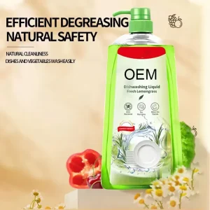 OEM Dishwashing Liquid Dish Washing Detergent Customized Kitchen Cleaner Dishwasher Liquid