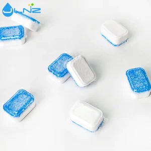 OEM Disposable 10 12 15g Effervescent Lemon Fragrance Dishwashing Detergent Tablets Bluk Custom Dishwasher Pods