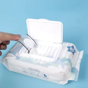 OEM Disposable Baby Wet Wipes Eco friendly Cotton 80PCS