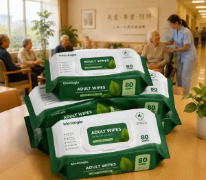 OEM Disposable Hospital Patient Bed Bath Adult Cleansing Wipes Bathing Incontinence Wipes for Adults
