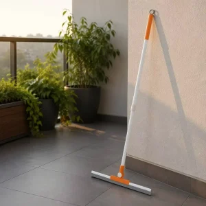 OEM Durable Lightweight Telescopic Metal Silicone Broom Magic Rubber Broom Manufacturer China Bathroom Squeegee