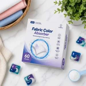 OEM Eco Friendly Disposable Laundry Dye Trapping Sheets Anti Color Bleeding Lock Loose Molecules Avoid Clothes Color Cross