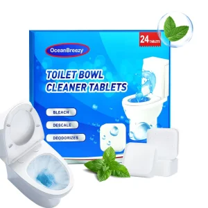 OEM Effervescent Solid Detergent Toilet Bowl Cleaning Tablets Stain Removal Cleaner