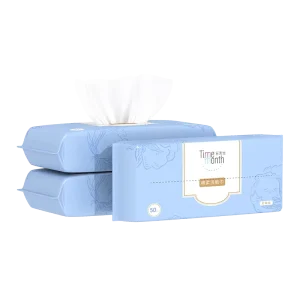 OEM Face Towel Facial Tissue Cleansing Thickened Face Wipe Can Be Stored for Both Dry and Wet Use