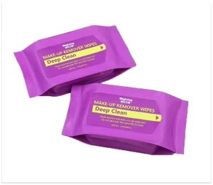 OEM Factory Custom Logo Private Label Disposable Makeup Remover Wipes for Adults