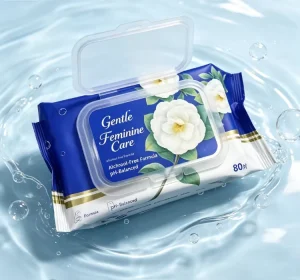 OEM Herbal Feminine Hygiene Non-Woven Wet Wipes Bulk Household Pack No-Rinse Odor Eliminating Intimate Cleansing Daily Home Care