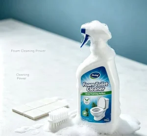 OEM High Gloss Liquid Toilet Cleaner Gel Lemon Scent Color Bottle Bag Bucket Stain Removal 80% Active Ingredient