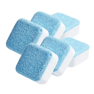 OEM High Quality Eco Friendly Lemon Fragrance Solid Detergent Deep Cleaning Tablets Washing Machine HE Descal Agent 30 50%
