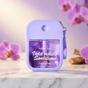 OEM Hook Design Fragrance Mist Hand Sanitizer Mixed Fruit Flower Perfume Display Box Mini 35ML Perfume