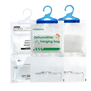 OEM Household Calcium Chloride Hanging Dehumidifier Bags desiccants for Wardrobes & Closets