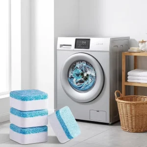 OEM Household Chemicals Solid Shape Washer Soap Tablet Detergent 15g Effervescent Remover Household Wash Machine Cleaner