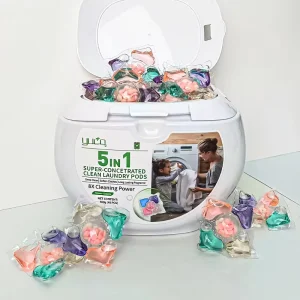 OEM Hypoallergenic Laundry Detergent Pods with Color Protection and Stain Removal