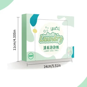 OEM Laundry Strip Cold Water Quick Dissovle Sulfate Free Oil Stain Removal Linen Scent Enzymes Laundry Detergent Sheets