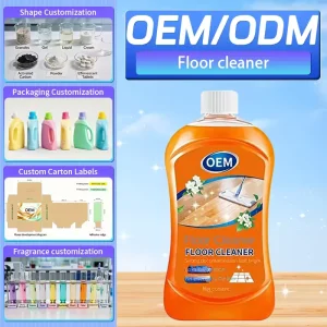 OEM Liquid Floor Cleaner Concentrate for Wood and Marble Floors, Quick-Drying and Mildew-Proof