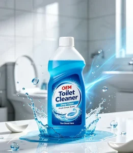 OEM Liquid Lemon Scent Stain Removal Toilet Bowl Cleaner Custom Private Label Multi Packaging Detergent 80% 3 Year