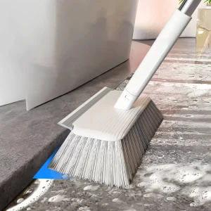 OEM Long Handle Hard Bristles Cleaning Brush Scraper Multi Functional Kitchen & Bathroom Floor Tile Crevice Cleaning Tool