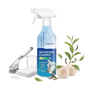 OEM Lxpure 500ml Bathroom Cleaner Spray Eco Friendly Formula Remove Limescale 99.9% Sanitizing Household Cleaner Private Label