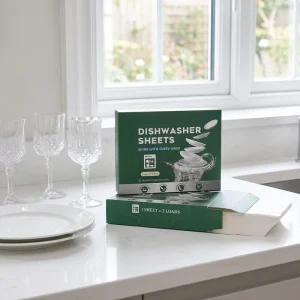OEM New Generation Plant Based Dishwashing Detergent Sheets Dishwasher Tablets