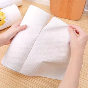 OEM Non woven Disposable Cleaning Cloth Kitchen Dish Towel Factory Wiping Dishcloth Rolls Wash Lazy Rags