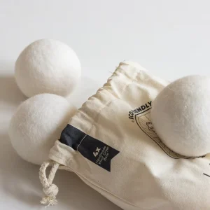 OEM ODM 100% Organic New Zealand Wool Dryer Balls Reusable Fabric Softener With Essential Oil Matching