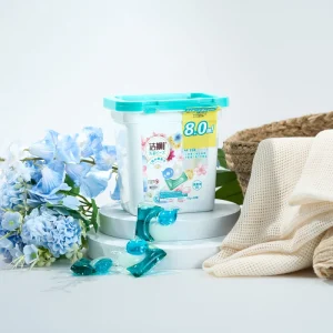 OEM/ODM 3-in-1 Disposable Laundry Detergent Pods and Liquid Gel Formula for Apparel Cleaning