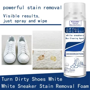 OEM ODM 300ml Premium White Shoe Cleaner Spray Shoe Whitener & Leather Brightener