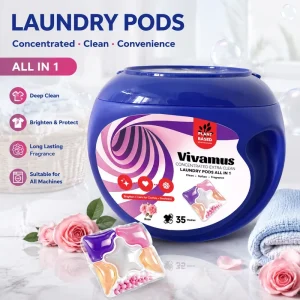 OEM ODM 6-Chamber Garden Fragrance Laundry Pods Washing Machine Detergent Capsules