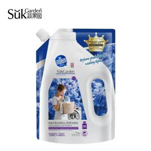 OEM ODM AVAILABLE 500g Bule Wind Bell Perfume Lasting Fragrance Soft Liquid Laundry Detergent