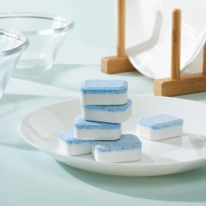 OEM ODM Bulk Dishwasher Tablets Green Products Dishwashing Tablets Stain Oil Removal Washing Machine Cleaning Dishwasher Tablets