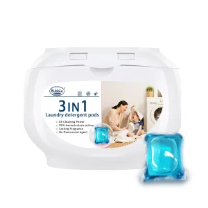 OEM ODM Bulk Laundry Detergent Capsules 3-in-1 Beads Washing Detergent Pods