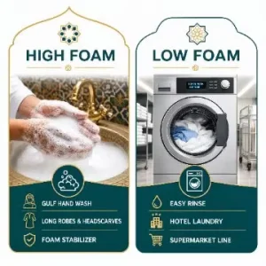 OEM ODM Bulk Laundry Detergent Powder Middle East Arabic Market High Foam Anti Hard Water Antibacterial Long Lasting Fragrance