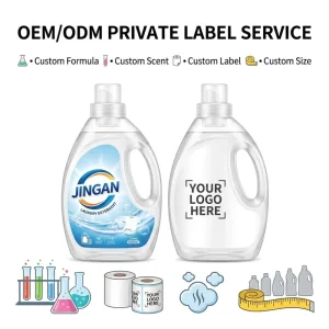 OEM ODM Bulk Liquid Laundry Detergent Concentrated Washing Liquid for Household Hotel and Commercial Use