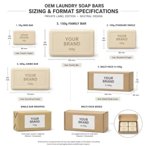 OEM ODM Custom Brand Moisturizing Toilet and Bath Soap Bar, Private Label, ISO Halal SGS