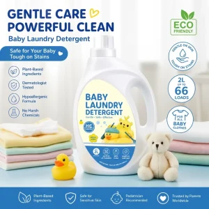 OEM ODM Custom Eco Friendly Baby Laundry Detergent Deep Stain Removal for Daily Use Best selling in Europe and the US