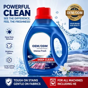 OEM ODM Custom Hot Sell Long Lasting Fragrance Liquid Laundry Detergent Eco Friendly for Clothes Best selling in US