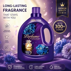 OEM ODM Custom Hot Sell Premium Liquid Laundry Detergent Eco Friendly with Active Ingredients & Natural Fragrance for Apparel