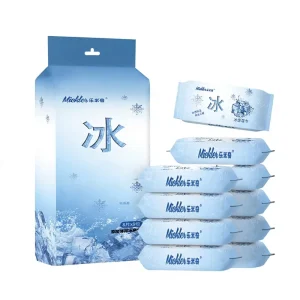 OEM ODM Custom Logo Mini Cooling Wipes Disposable Summer Ice Cold Cooling Effect Wet Wipes Tissues